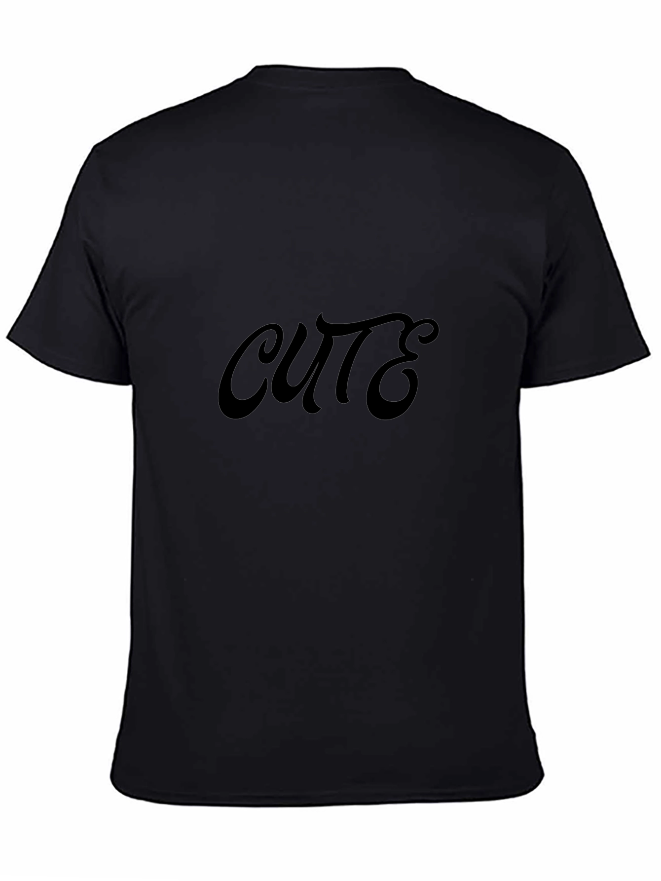 Cute Black T-Shirt - Stylish & Comfortable