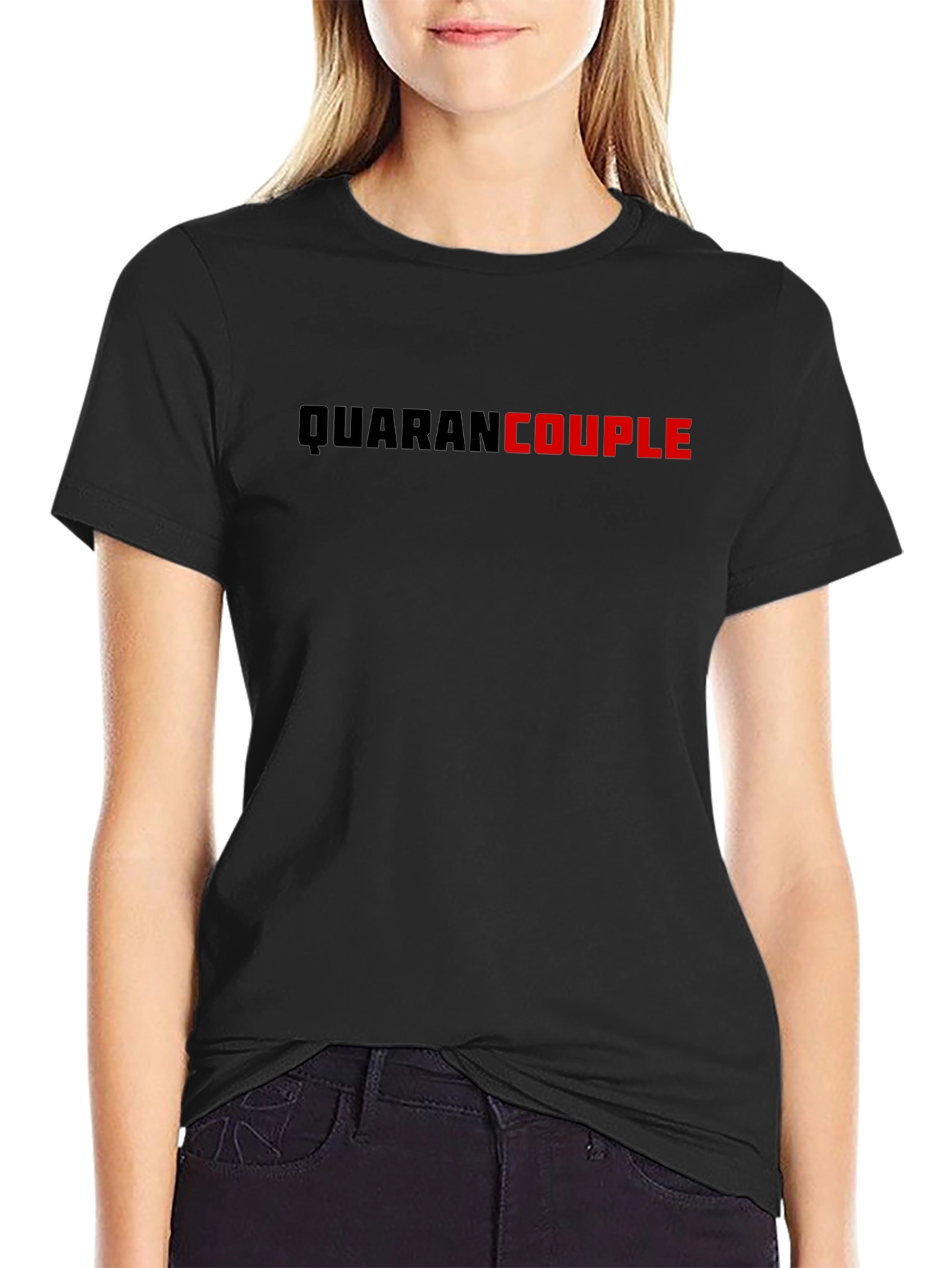 QuaranCOUPLE T-Shirt Black