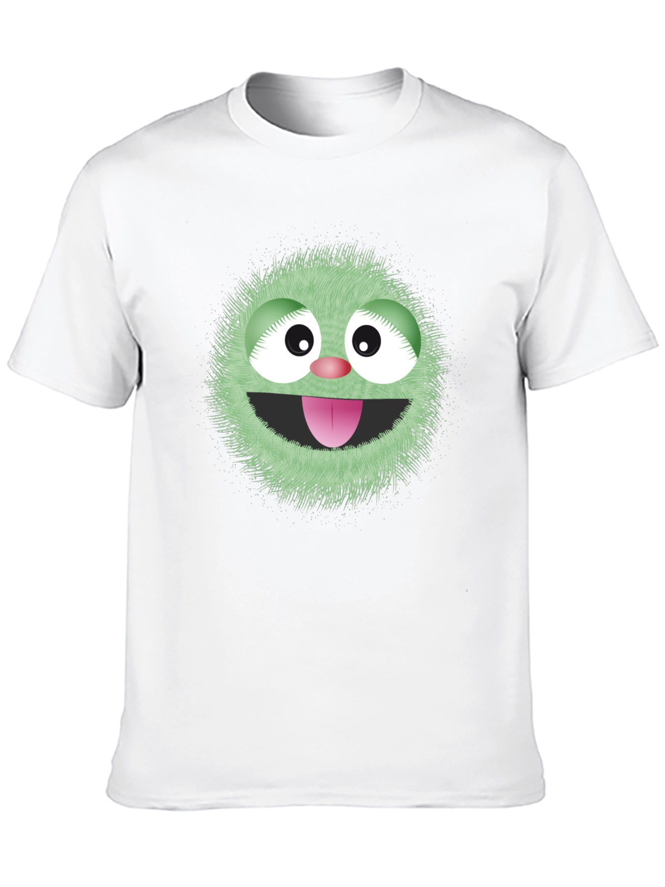 Fun Monster Graphic Tee - Black Cotton T-Shirt