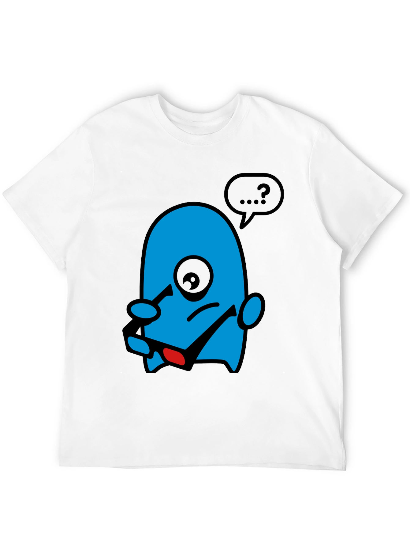 Cartoon Character Black T-Shirt