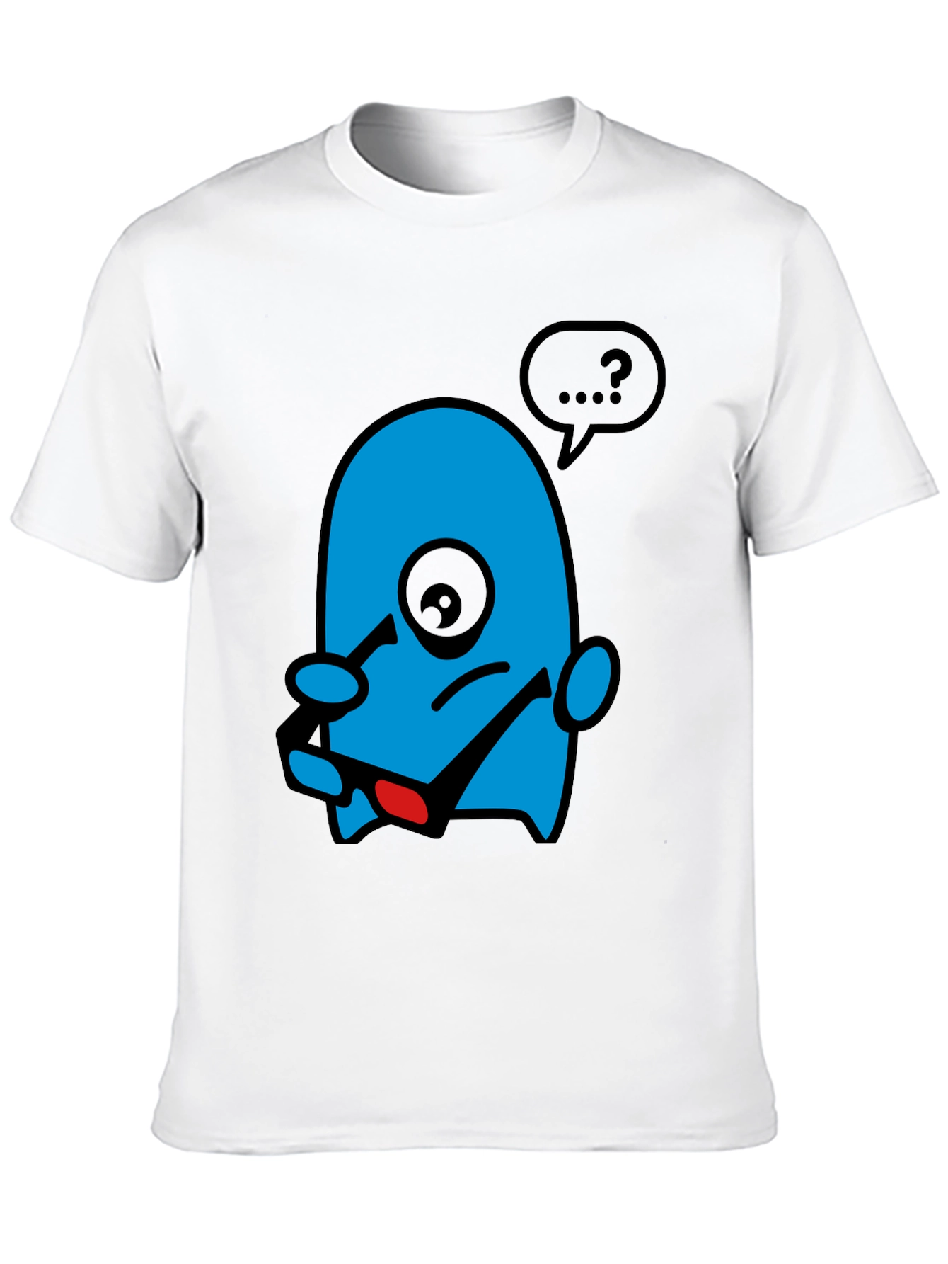 Cartoon Character Black T-Shirt