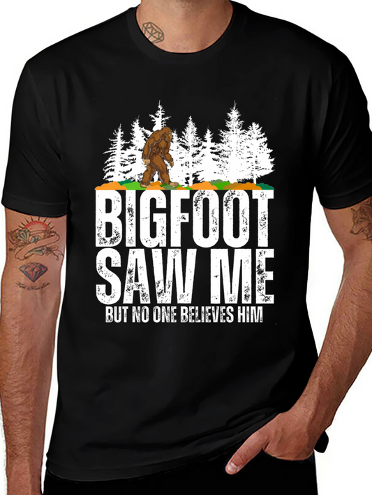 Bigfoot Saw Me Funny Graphic T-Shirt