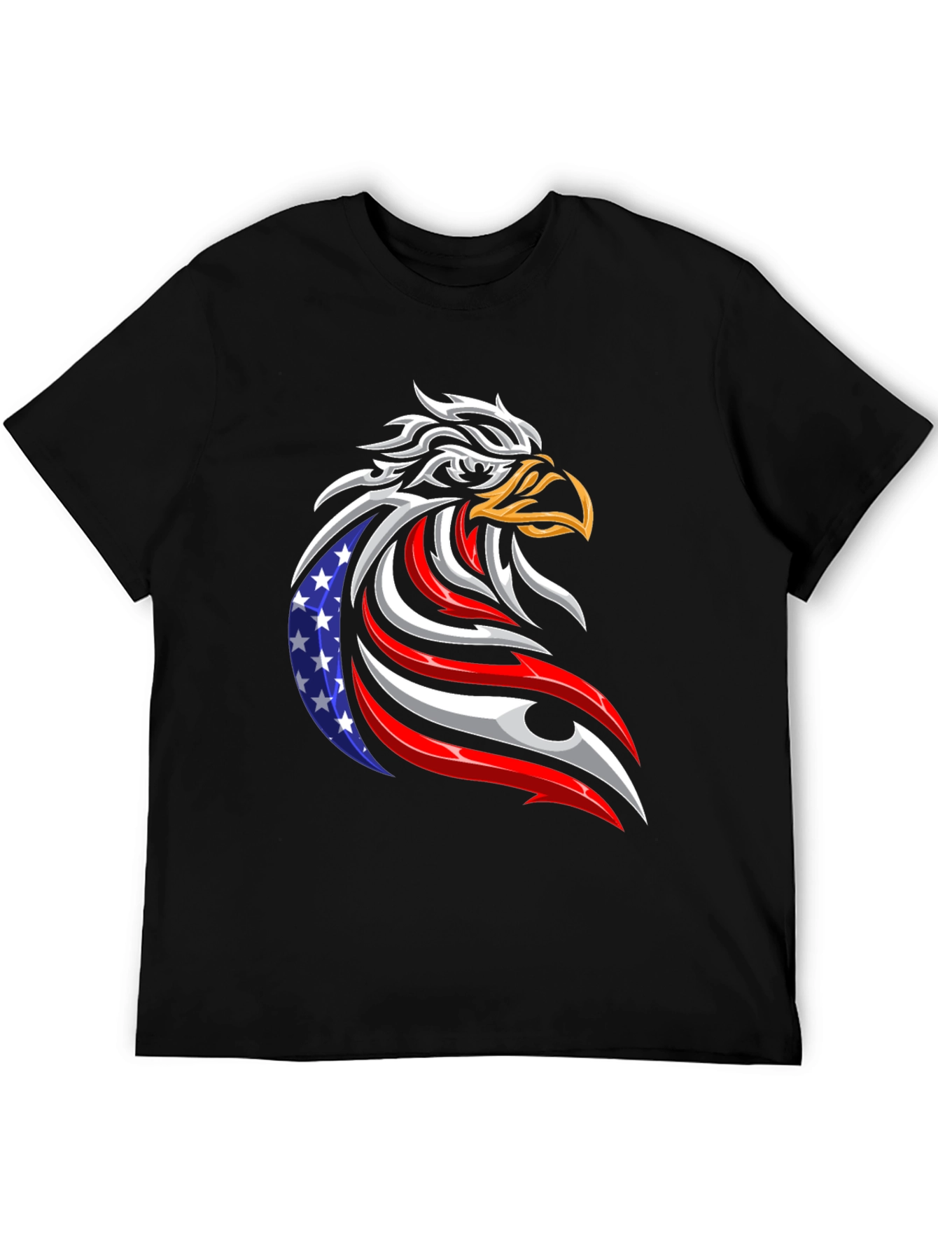 Patriotic Eagle Graphic Tee - Mens