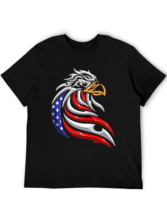 Patriotic Eagle Graphic Tee - Mens