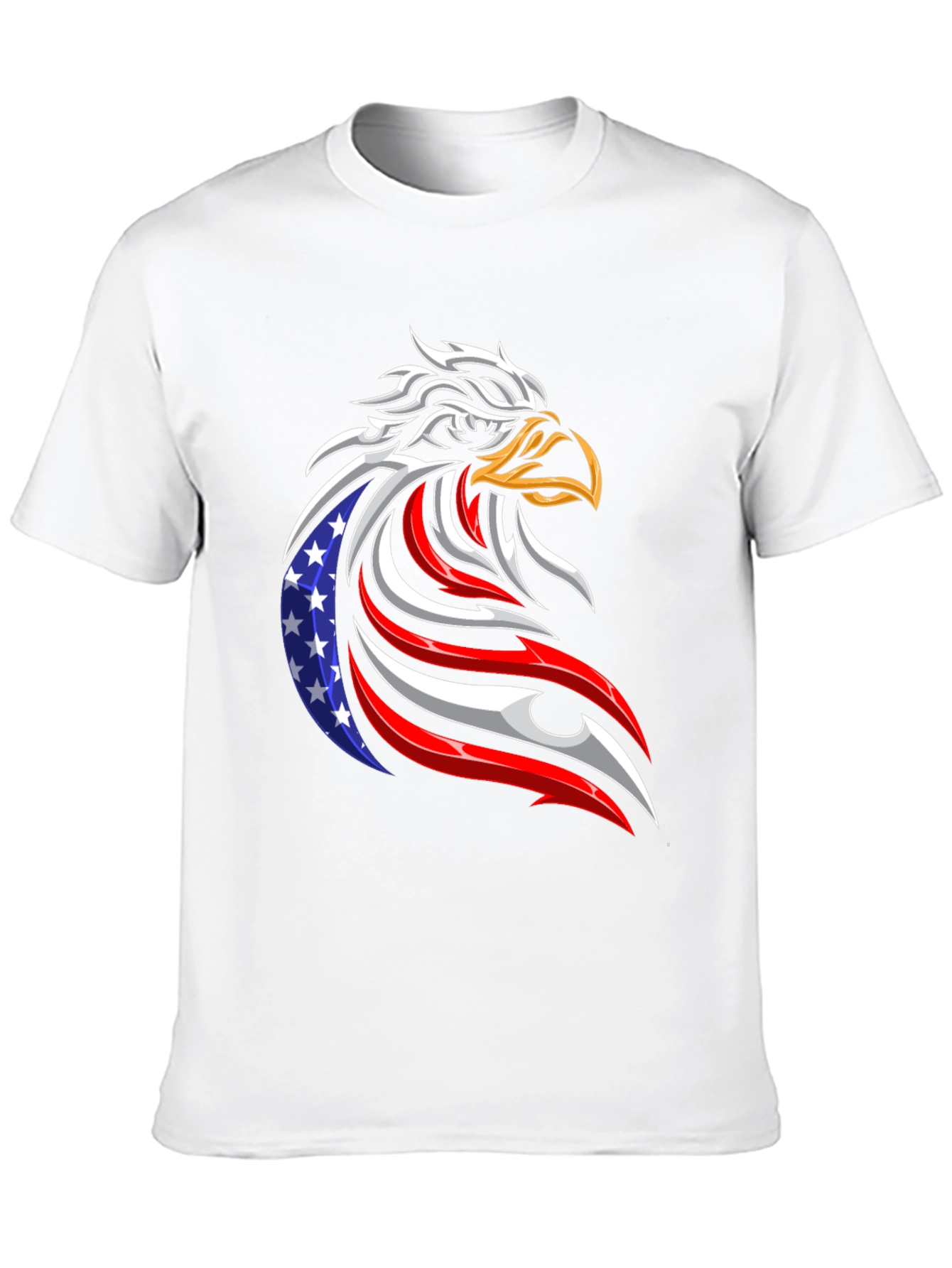 Patriotic Eagle Graphic Tee - Mens