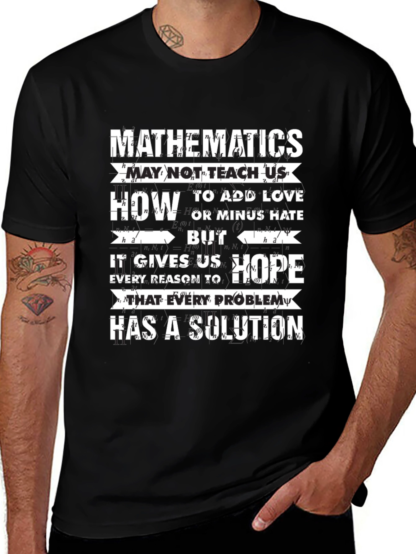 Mathematics T-Shirt - Equations Give Hope!
