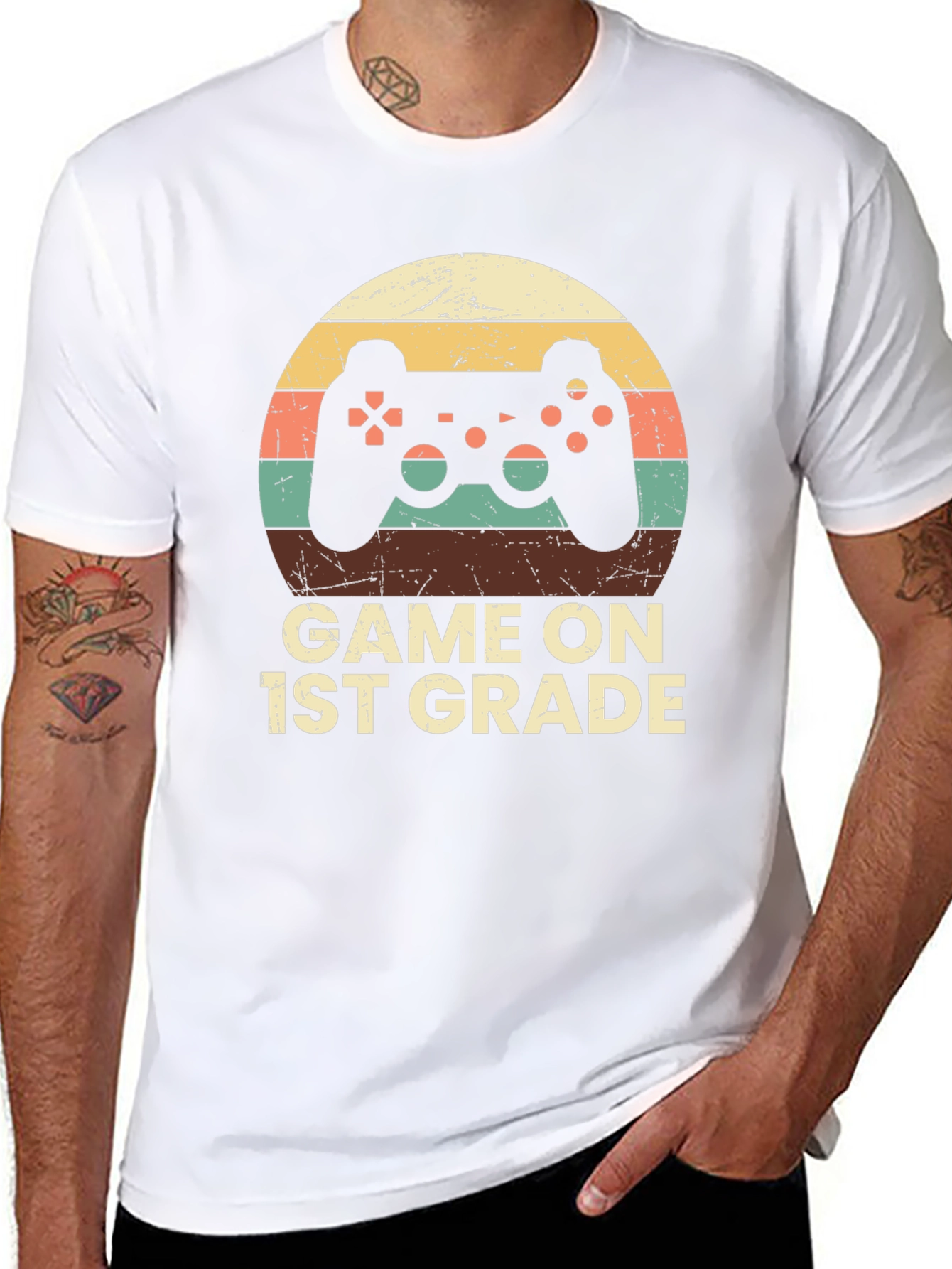 Game On 1st Grade Graphic Tee