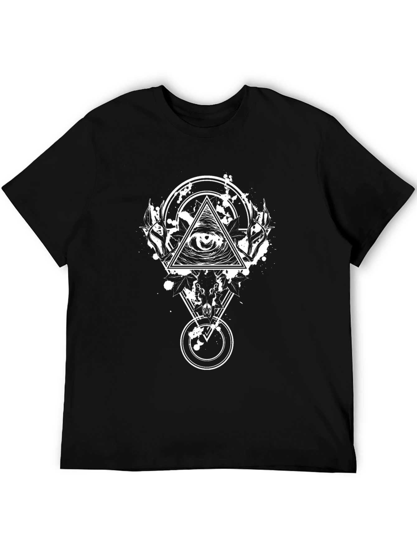 Eye of Providence Graphic Black T-Shirt