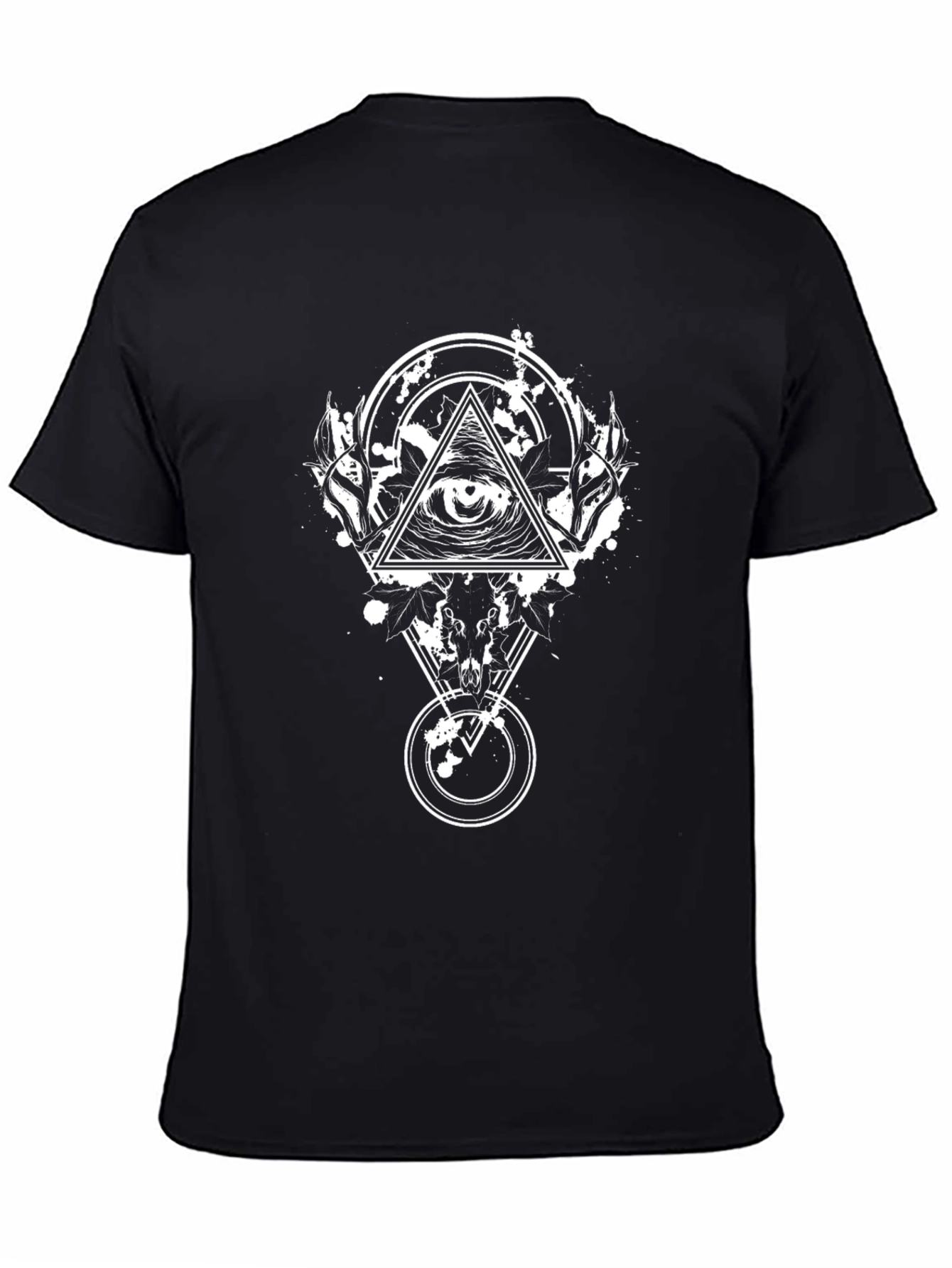 Eye of Providence Graphic Black T-Shirt