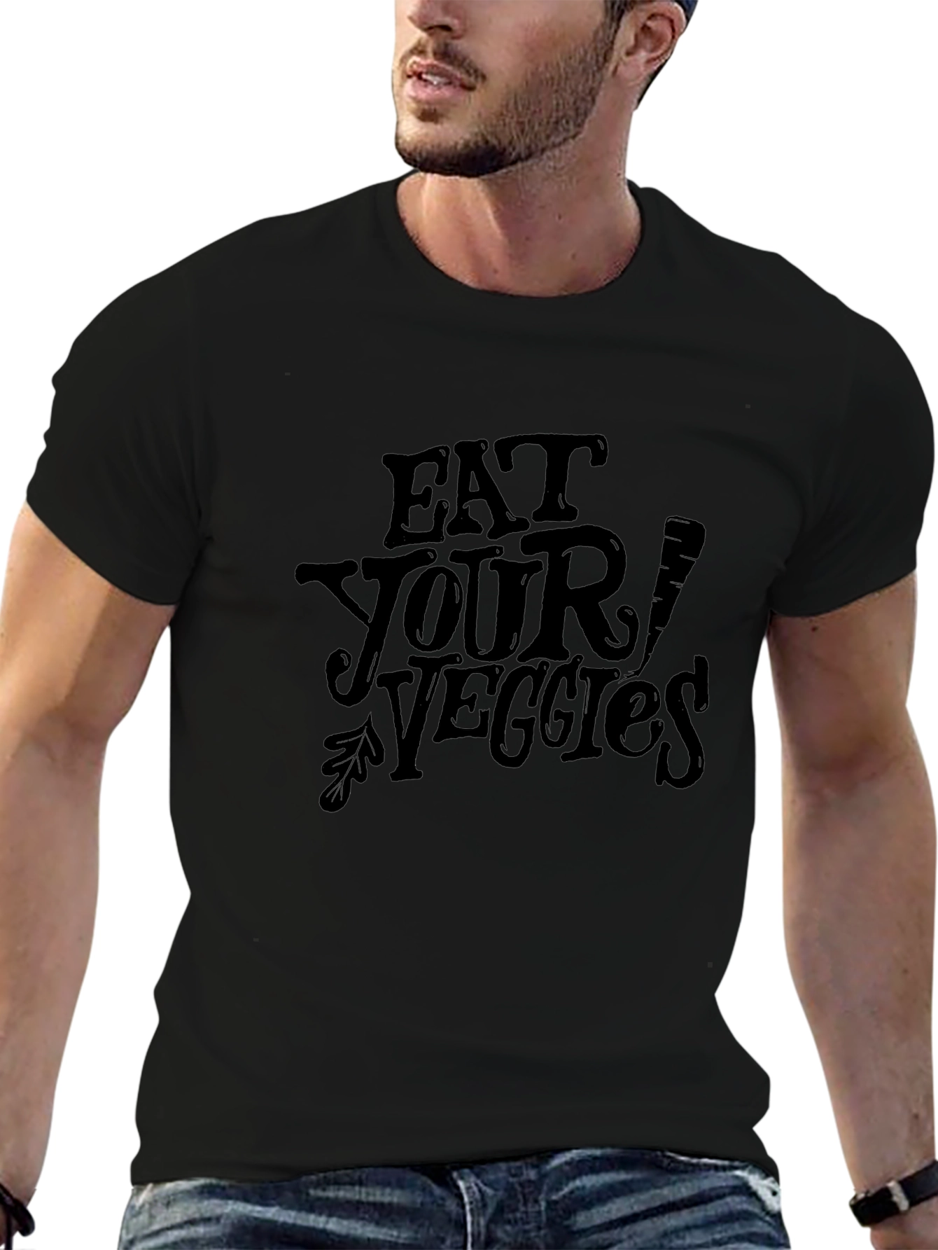 Eat Your Veggies Graphic T-Shirt