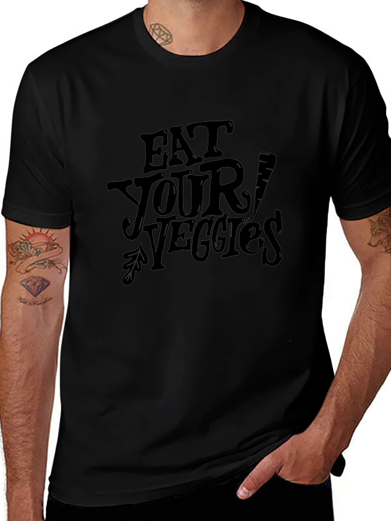 Eat Your Veggies Graphic T-Shirt