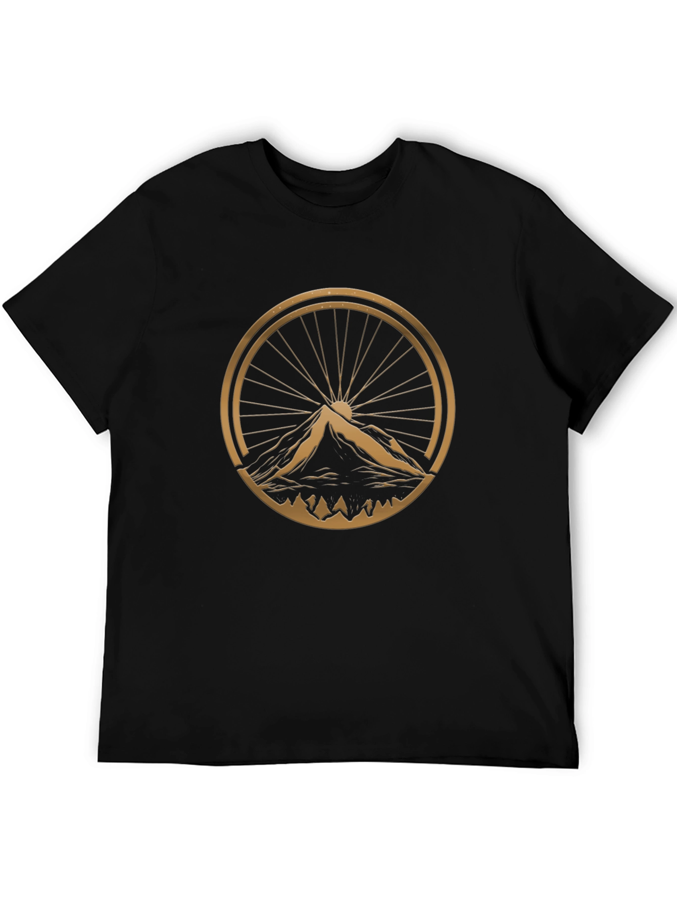 Mountain Bike Wheel Graphic Tee - Adventure Ready!