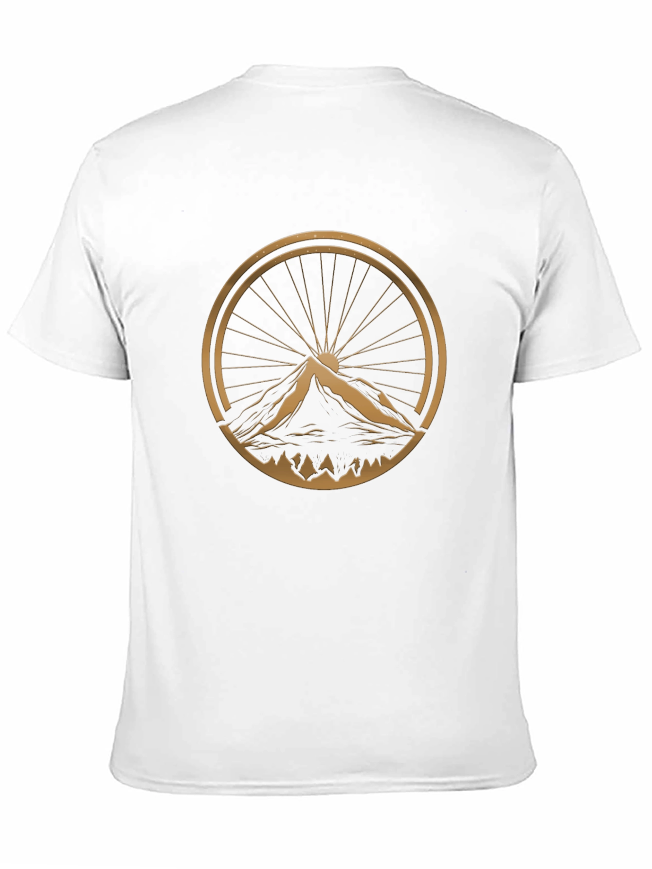 Mountain Bike Wheel Graphic Tee - Adventure Ready!