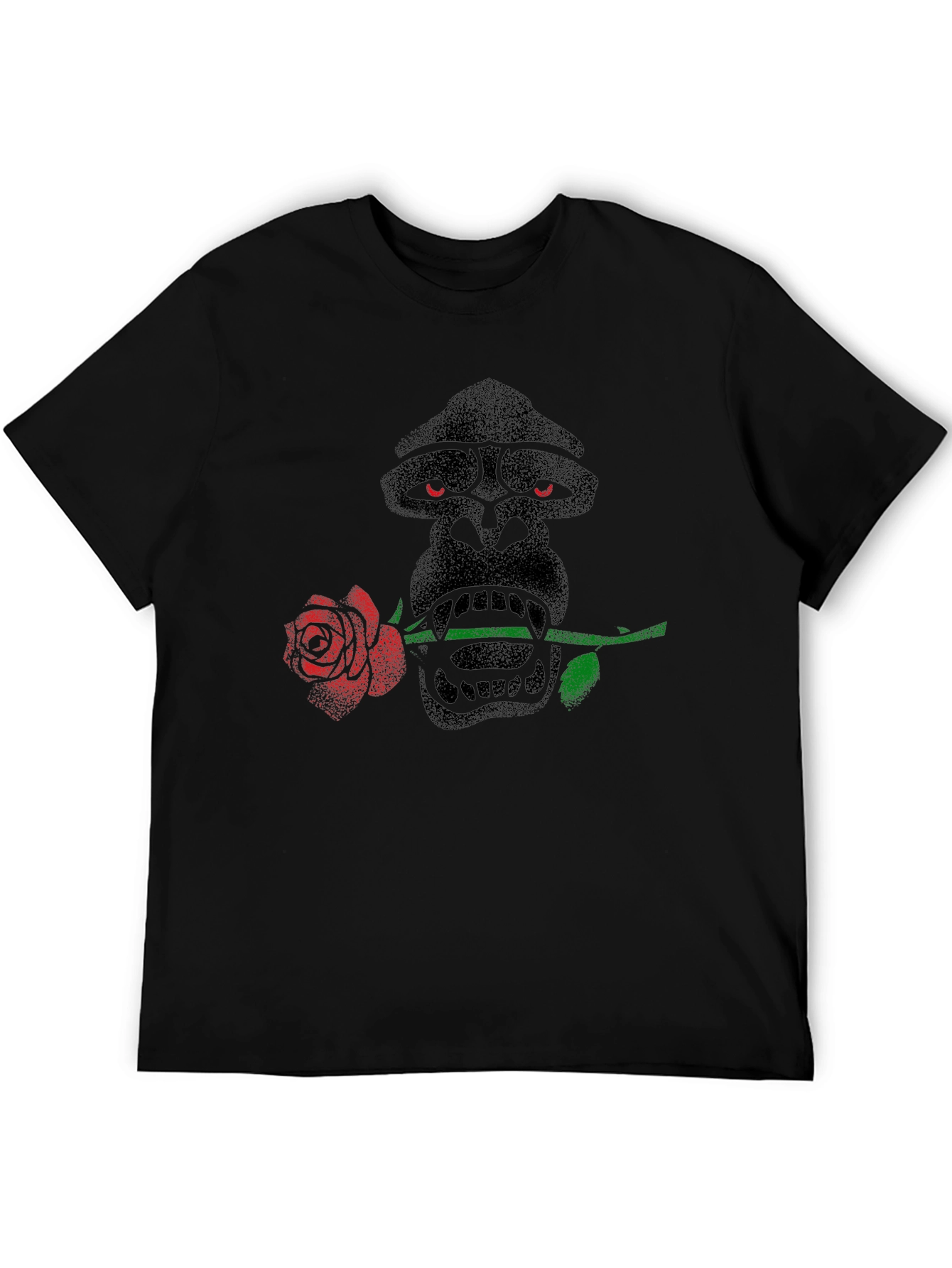 Gorilla Rose T-Shirt - Unique Graphic Tee