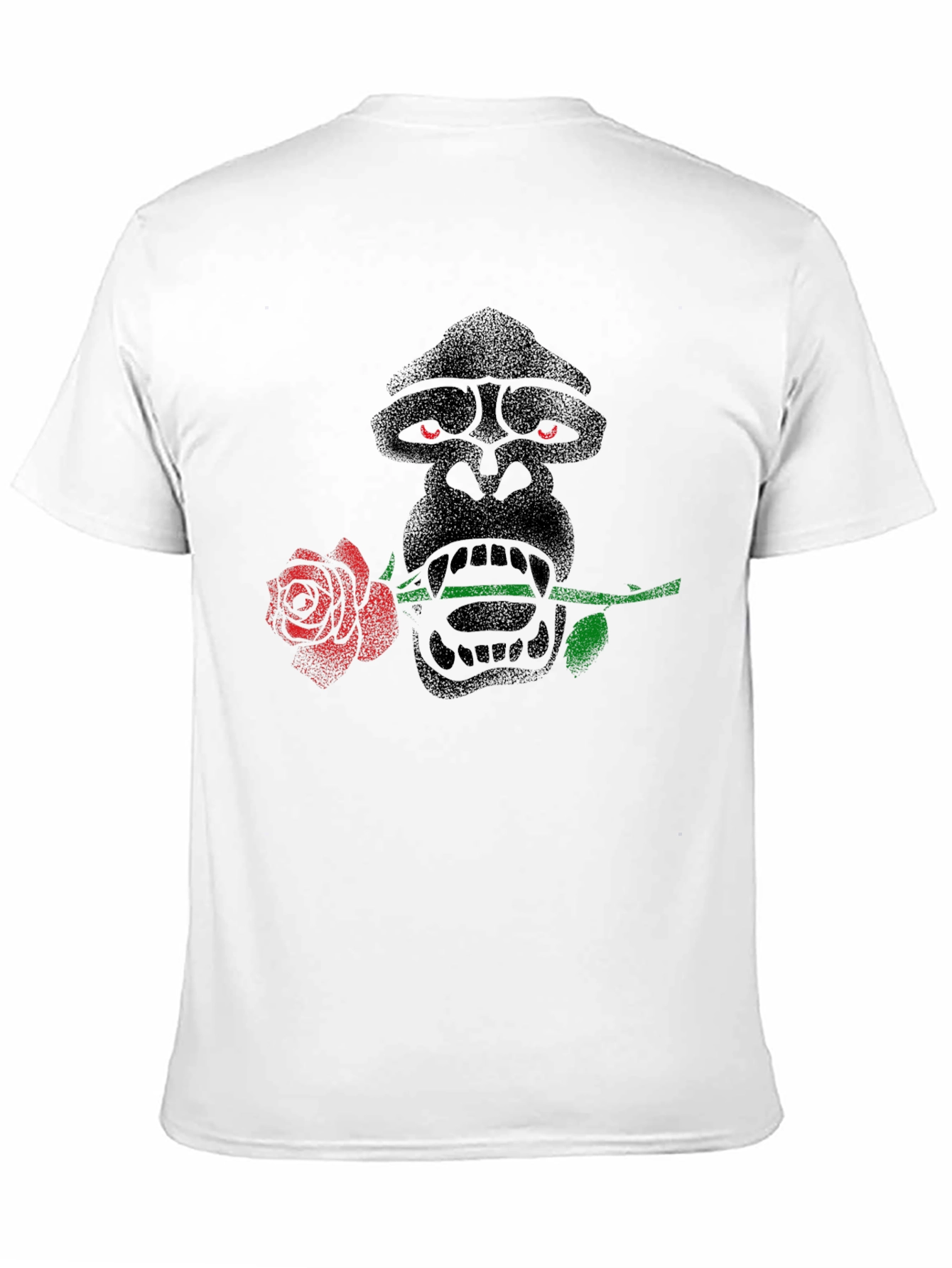 Gorilla Rose T-Shirt - Unique Graphic Tee