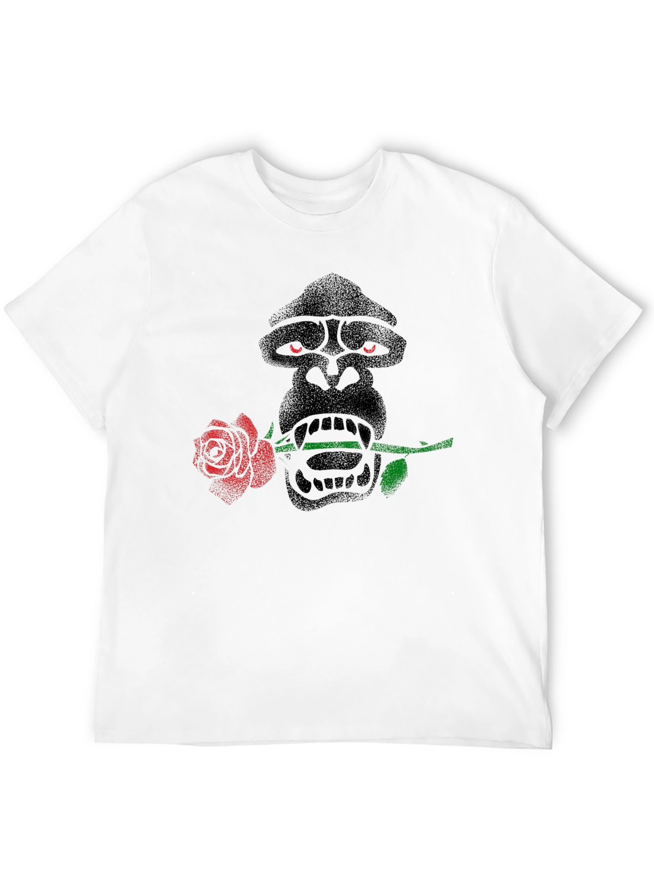 Gorilla Rose T-Shirt - Unique Graphic Tee