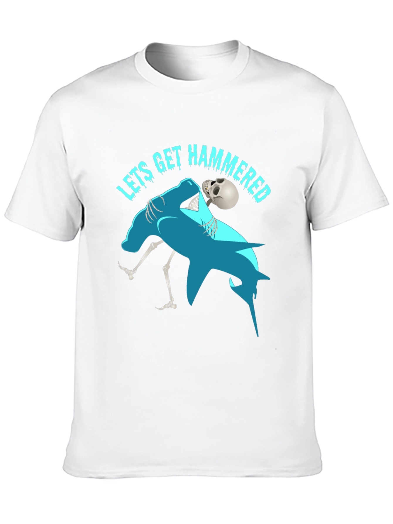 Lets Get Hammered T-Shirt Funny Drinking Graphic Tee