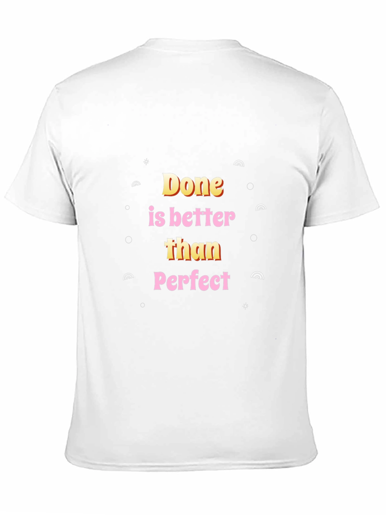 Done is Better Than Perfect Black Graphic Tee