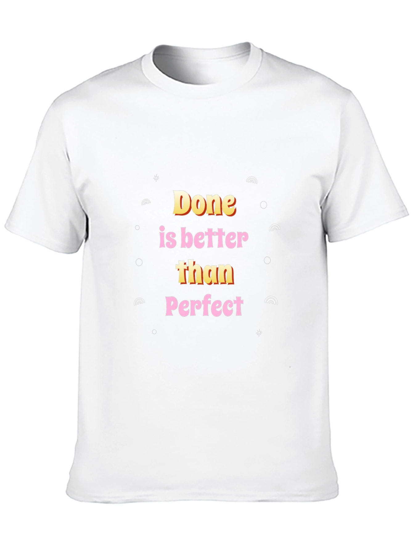 Done is Better Than Perfect Black Graphic Tee