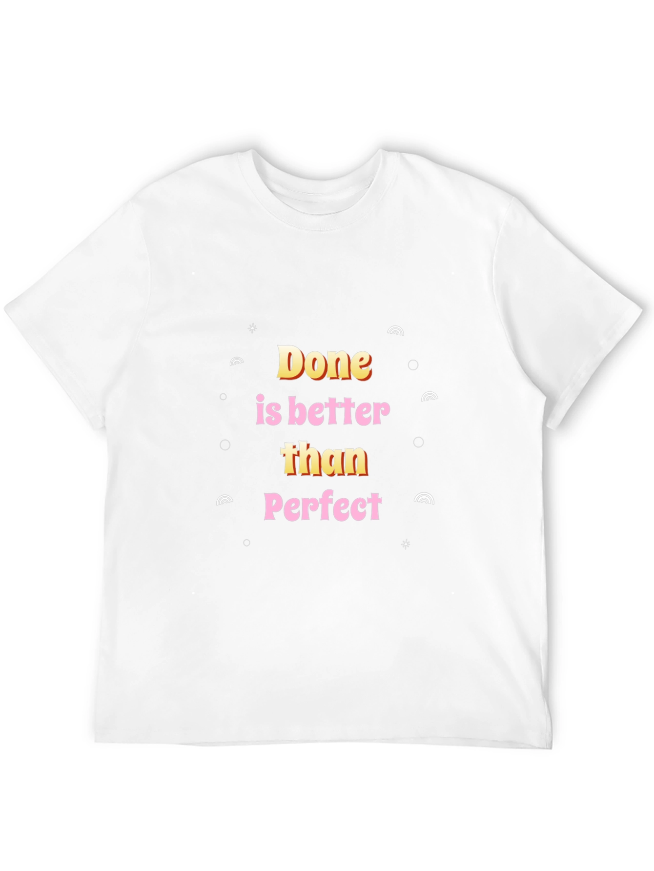 Done is Better Than Perfect Black Graphic Tee