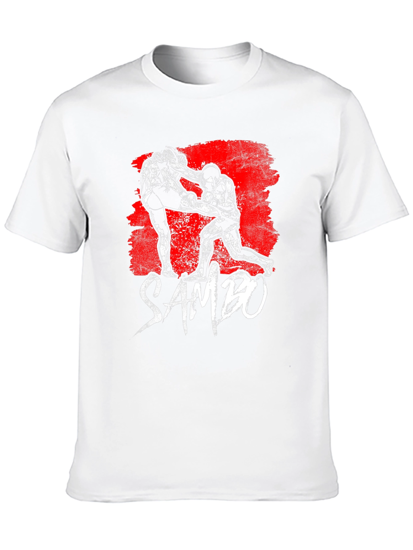 Sambo Martial Arts Graphic T-Shirt - Black