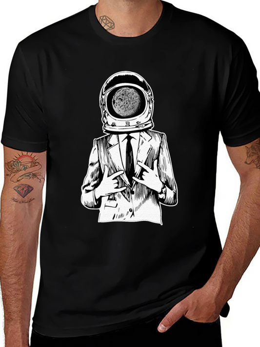 Astronaut Suit T-Shirt - Space Man in Business Suit