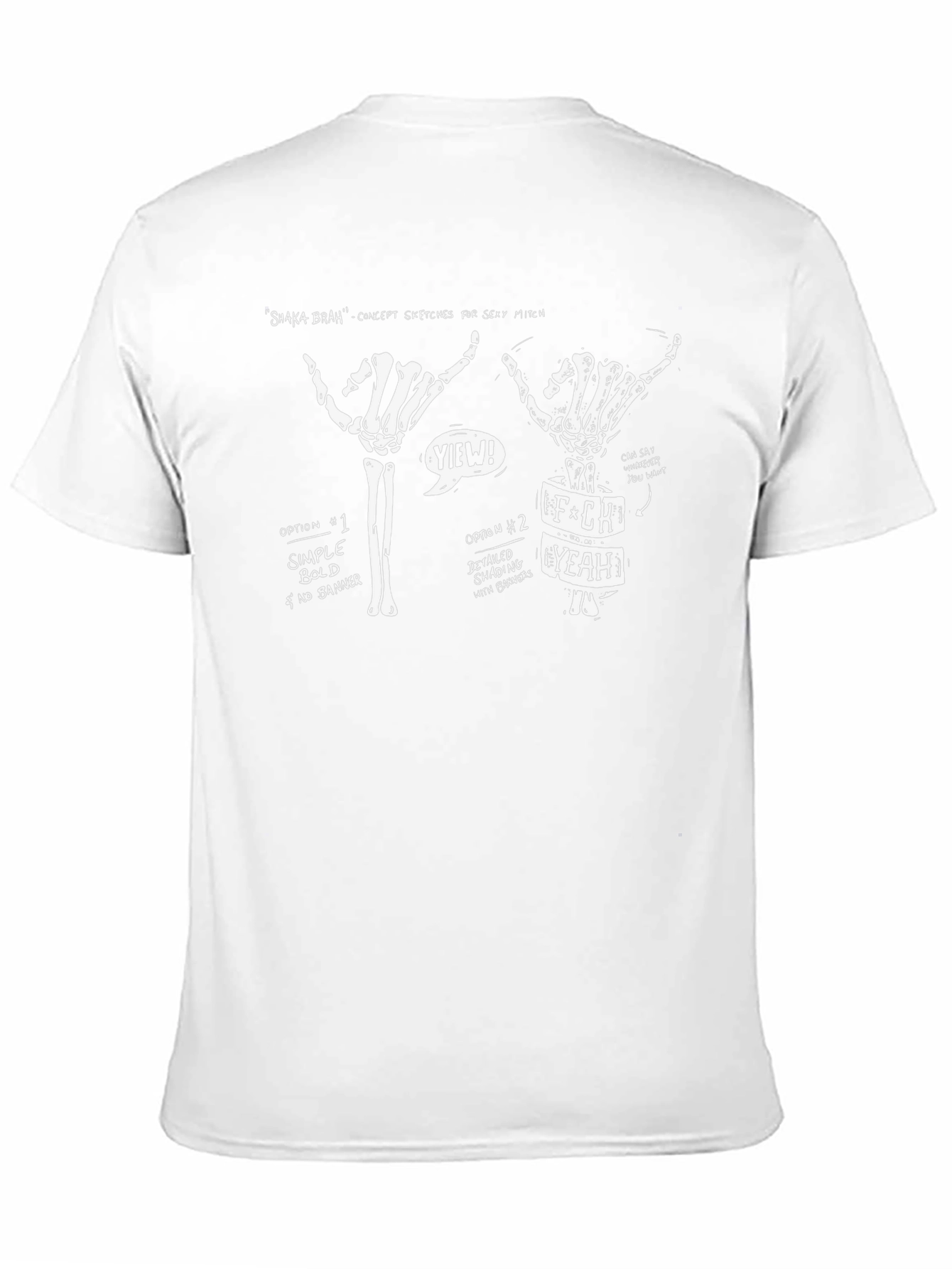 Shaka Brah Skeleton Hand T-Shirt