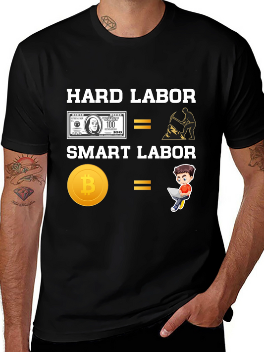 Hard Labor vs Smart Labor Crypto Tee