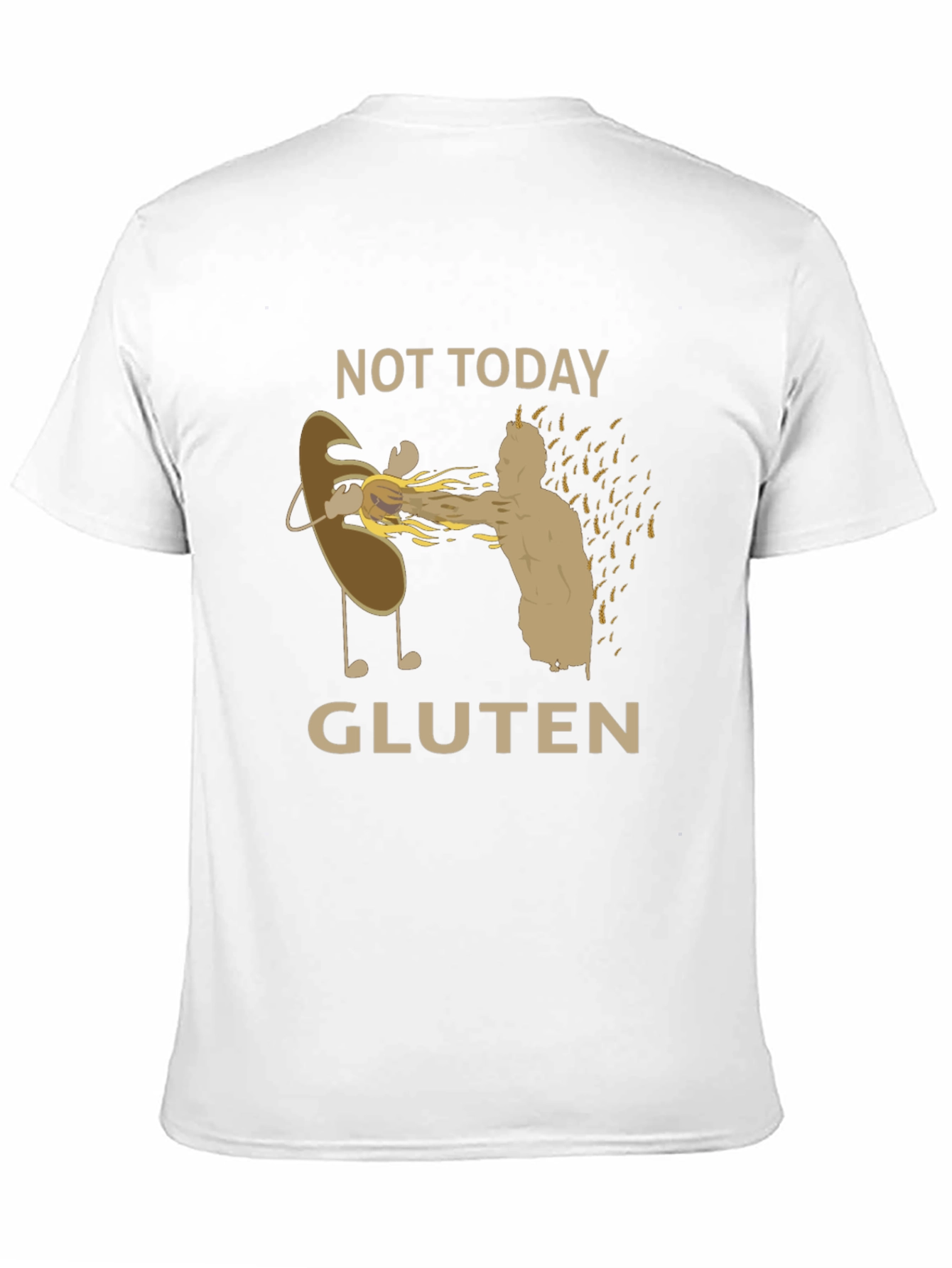 Not Today Gluten Black T-Shirt