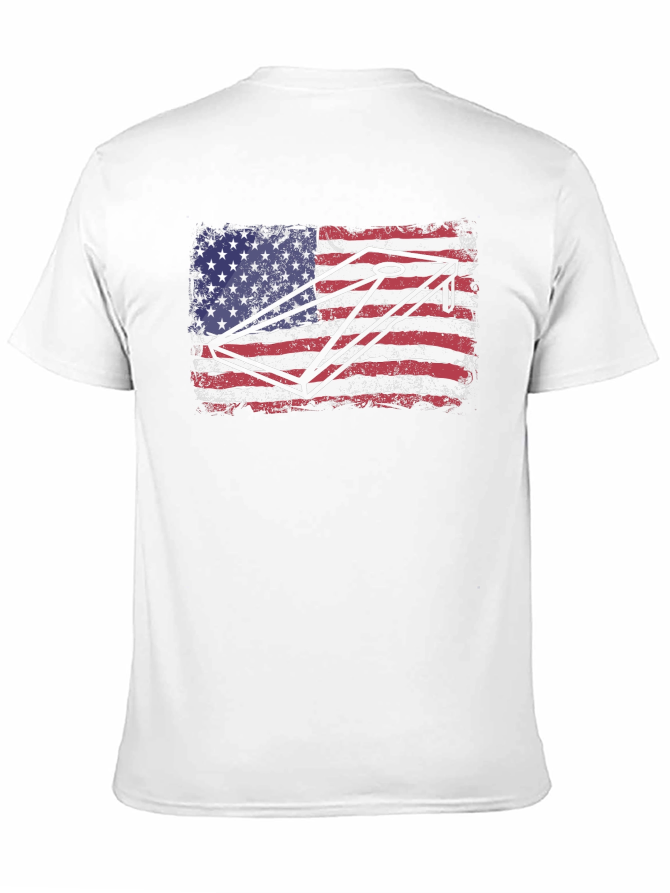 American Flag Cornhole T-Shirt