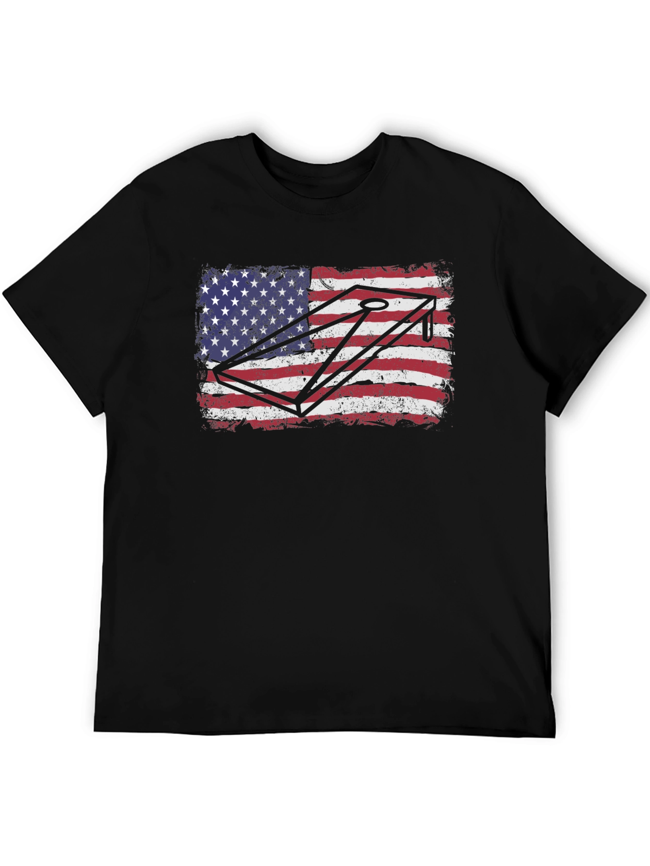 American Flag Cornhole T-Shirt