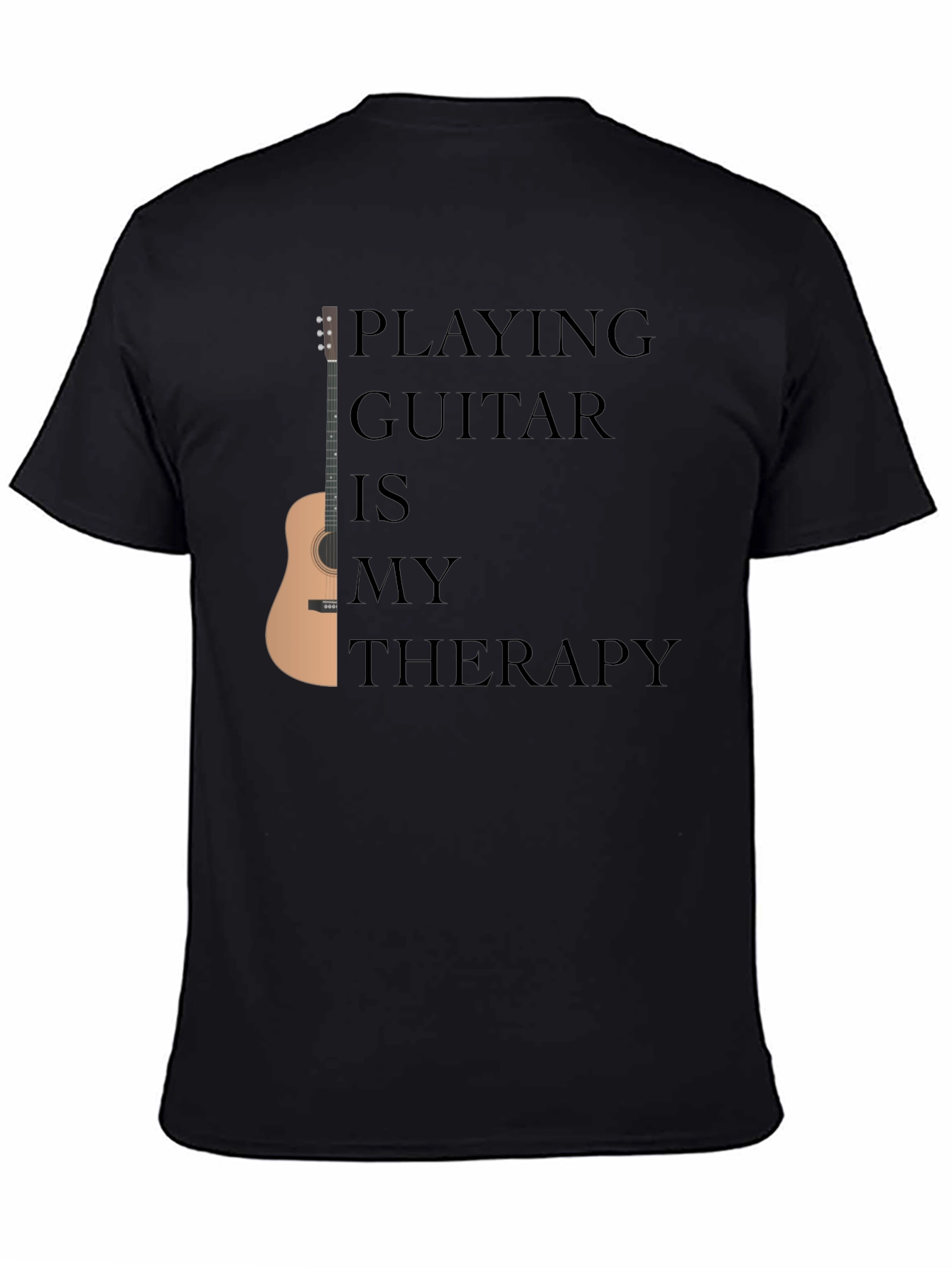 Guitar Therapy Black T-Shirt