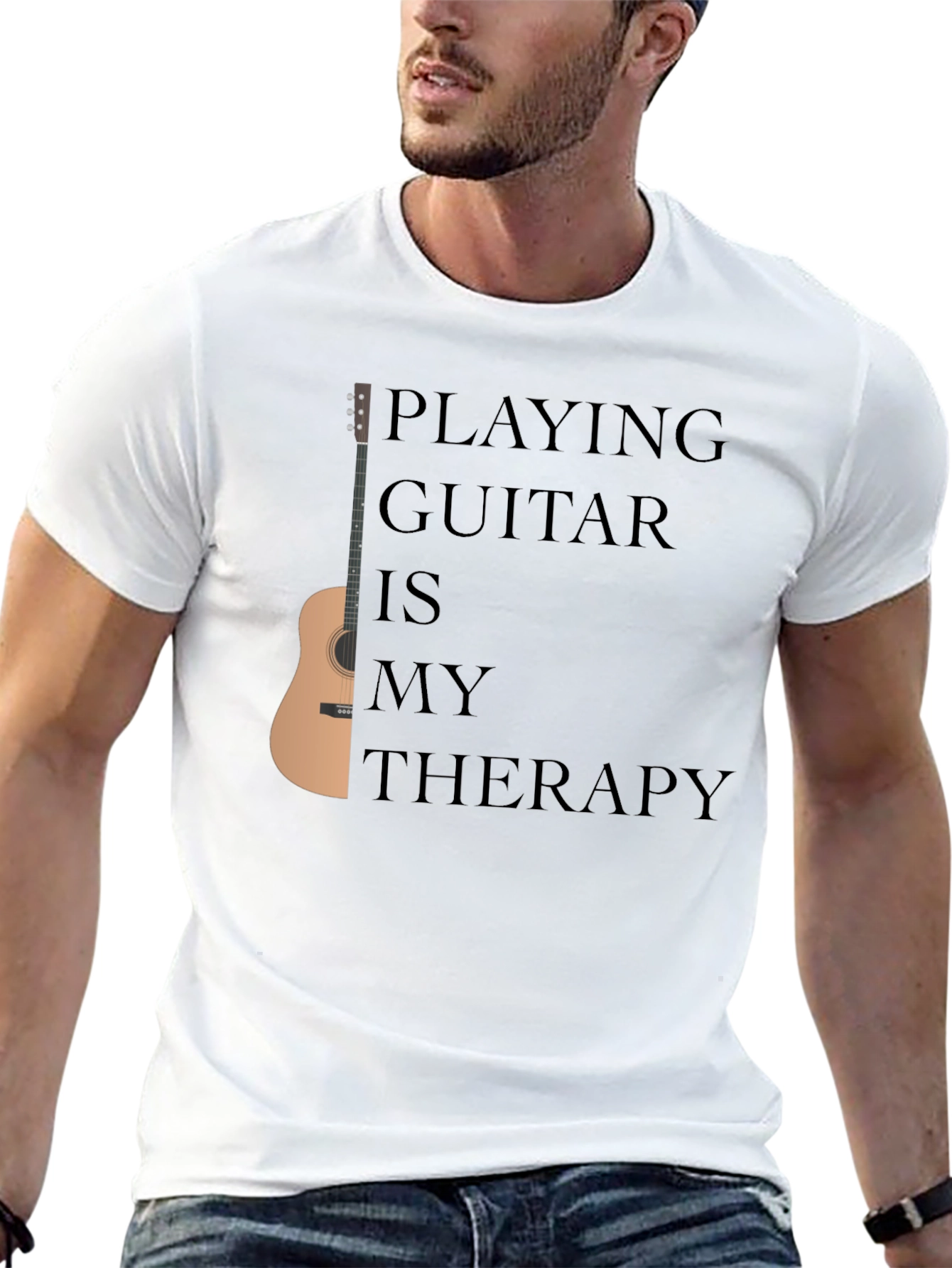 Guitar Therapy Black T-Shirt