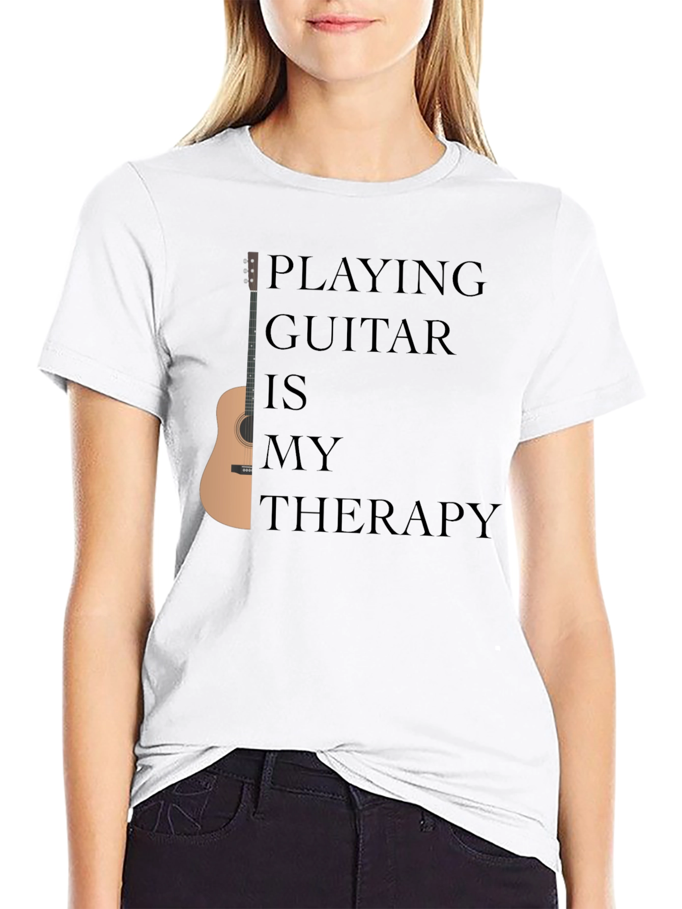 Guitar Therapy Black T-Shirt