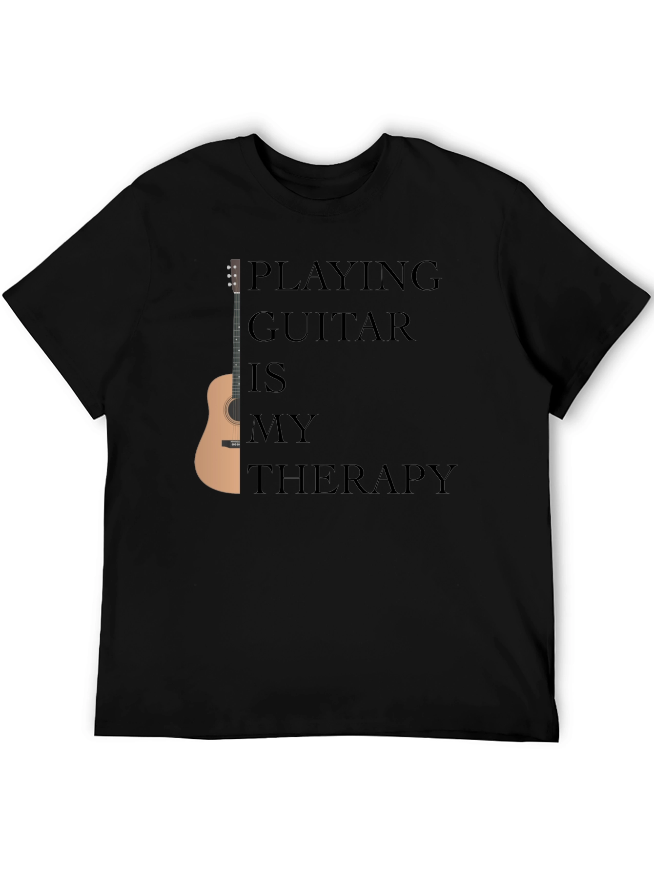 Guitar Therapy Black T-Shirt