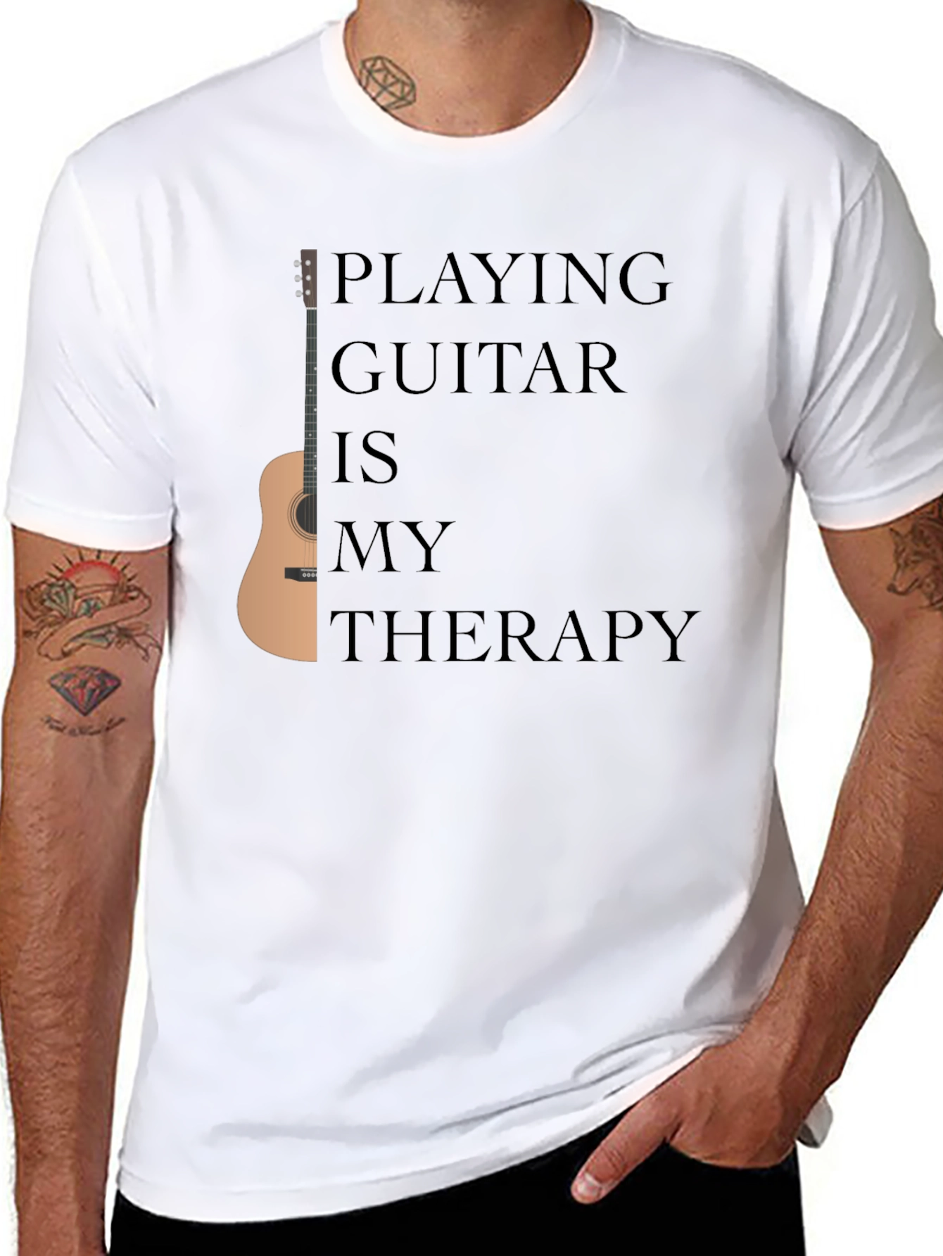 Guitar Therapy Black T-Shirt