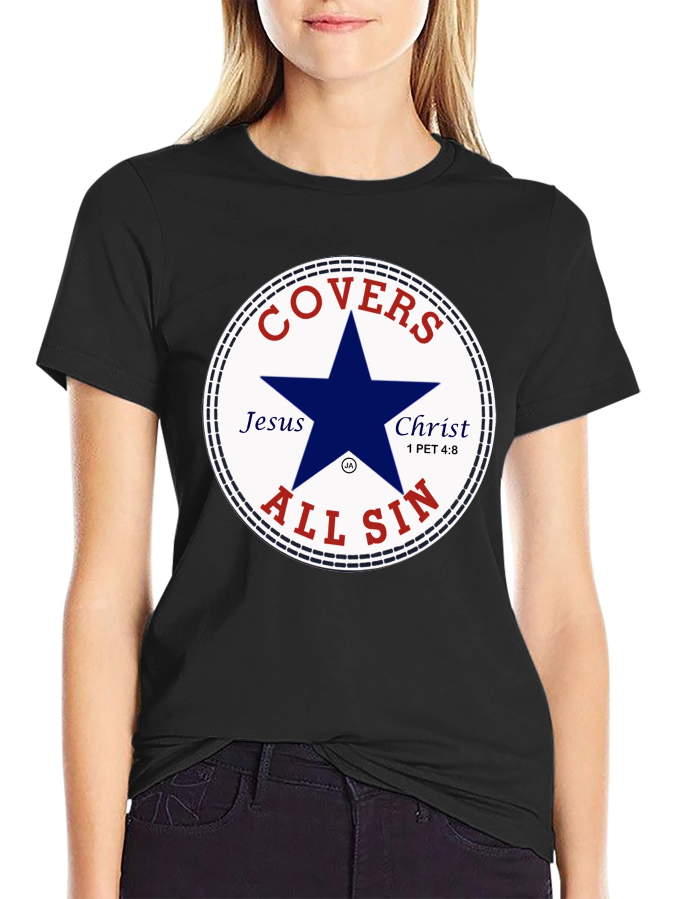 Jesus Christ Covers All Sin T-Shirt