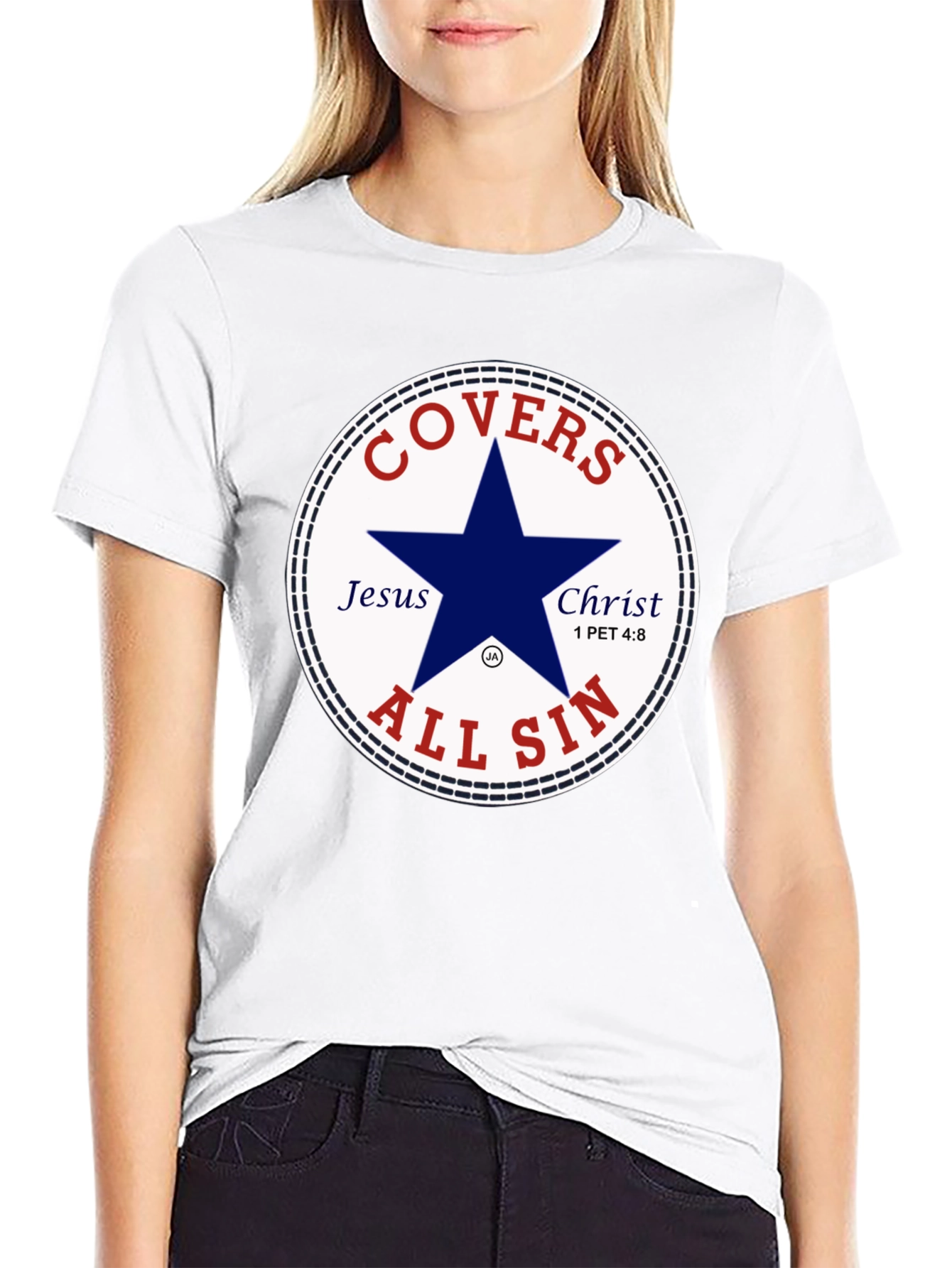 Jesus Christ Covers All Sin T-Shirt