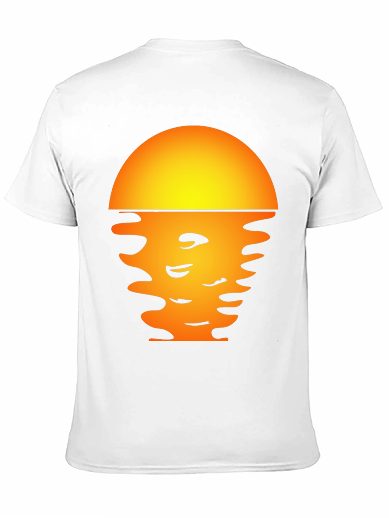Sunset Graphic Tee - Stylish Black T-Shirt