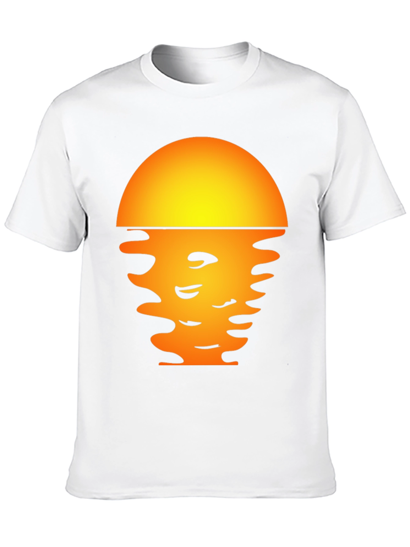 Sunset Graphic Tee - Stylish Black T-Shirt