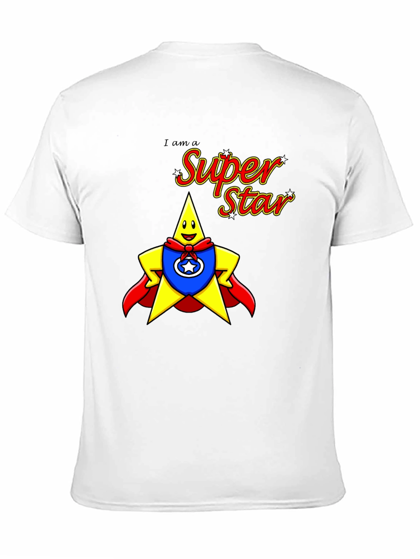 Super Star Graphic Black Tee