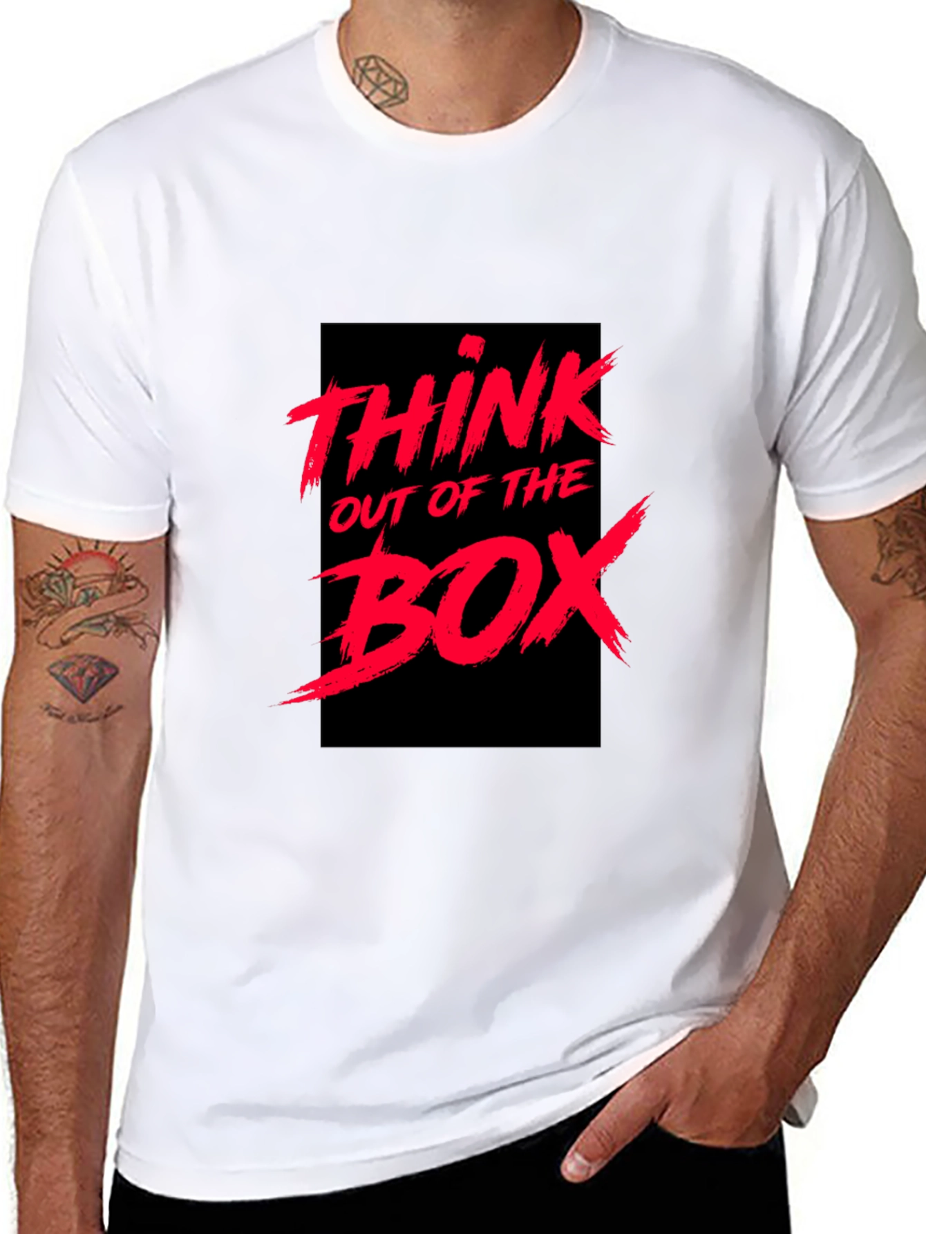 Think Out of The Box Graphic T-Shirt
