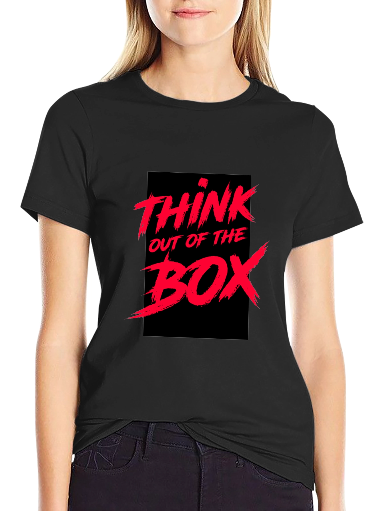 Think Out of The Box Graphic T-Shirt