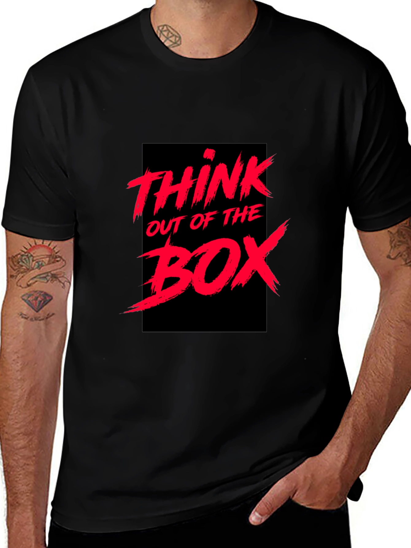 Think Out of The Box Graphic T-Shirt