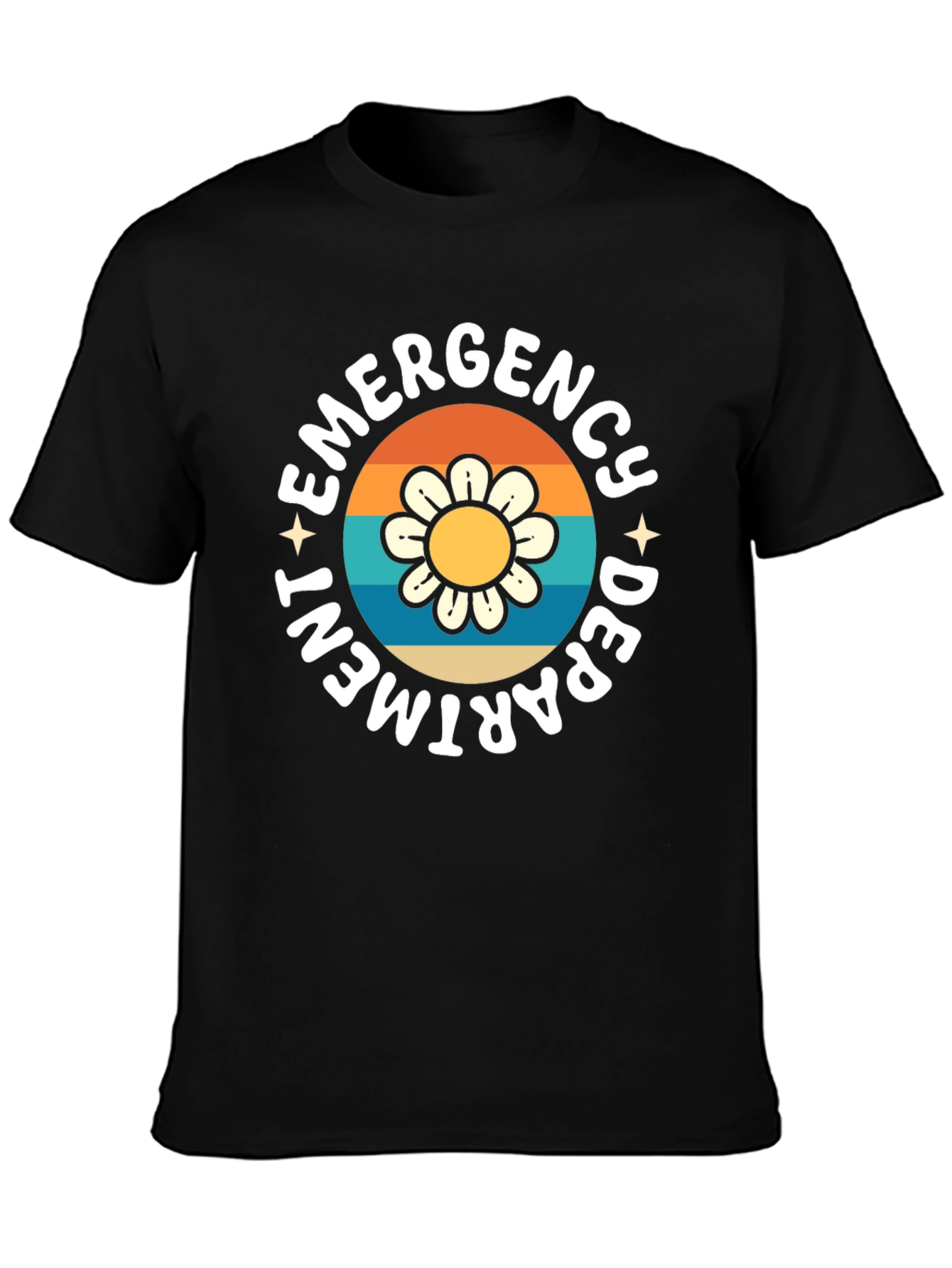 Emergency Department Flower Graphic Tee