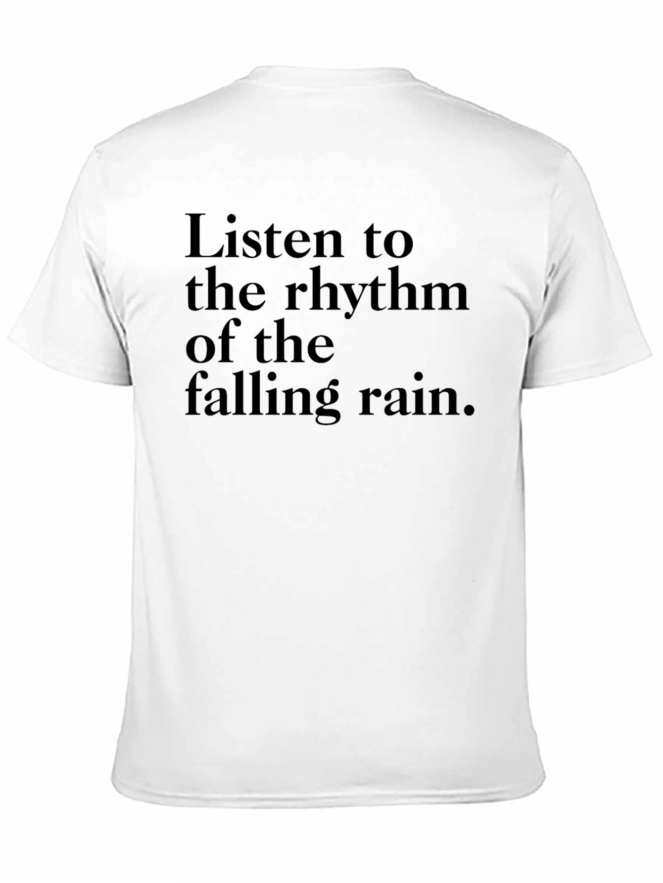 Rain Rhythm Tee - Classic Soft Cotton T-Shirt