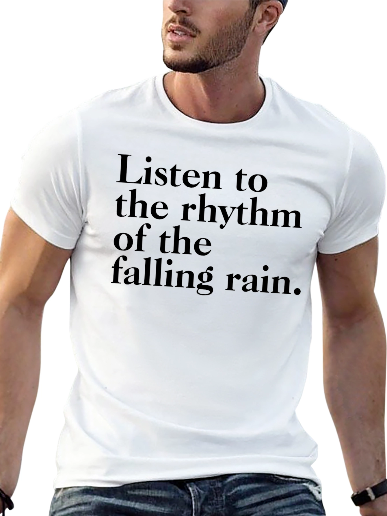 Rain Rhythm Tee - Classic Soft Cotton T-Shirt