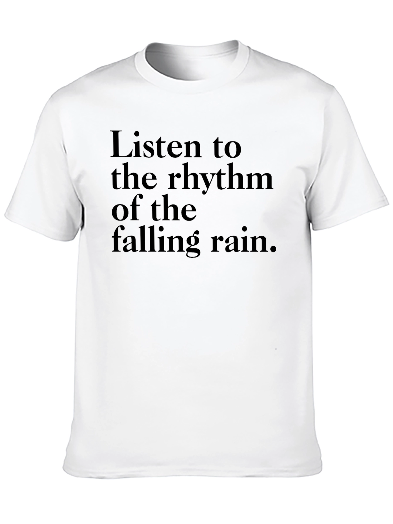 Rain Rhythm Tee - Classic Soft Cotton T-Shirt
