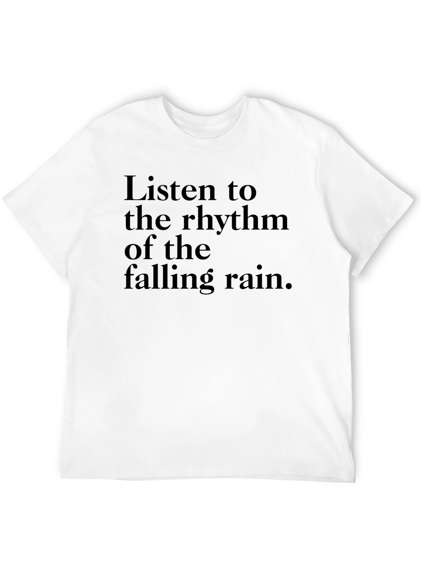 Rain Rhythm Tee - Classic Soft Cotton T-Shirt