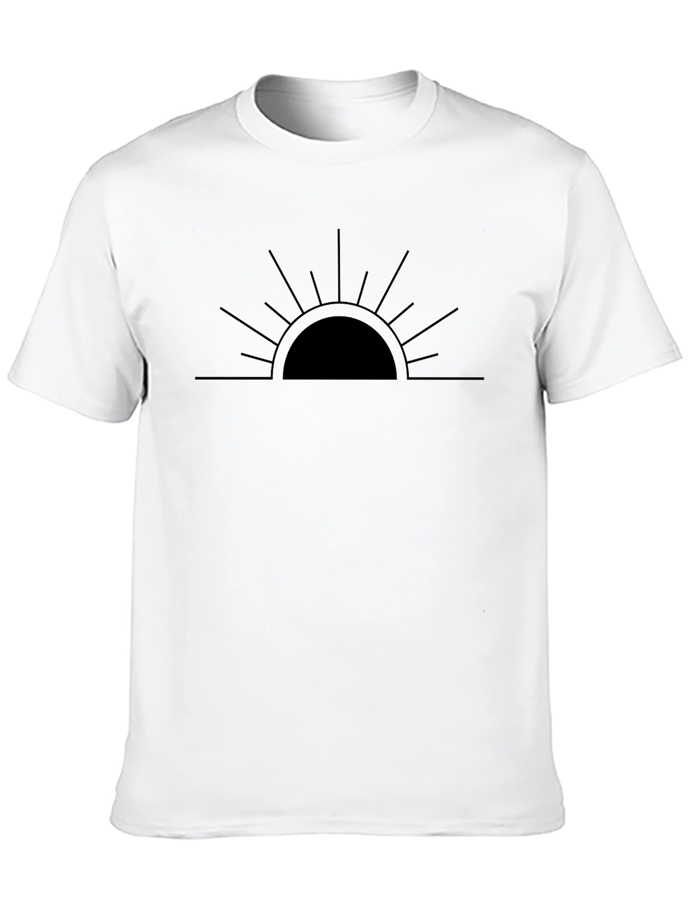Sunrise Graphic Tee - Minimalist Design